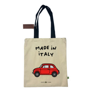 Shopper bag “ Red Car - Made in Italy”